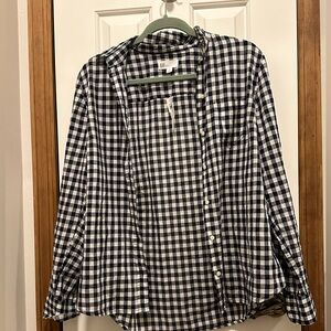 Gap Checkered Botton Down NWT
